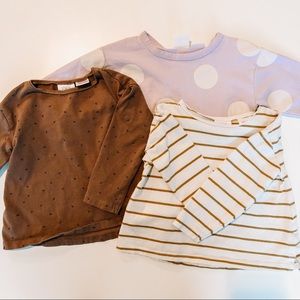 Zara Long Sleeved T Shirts